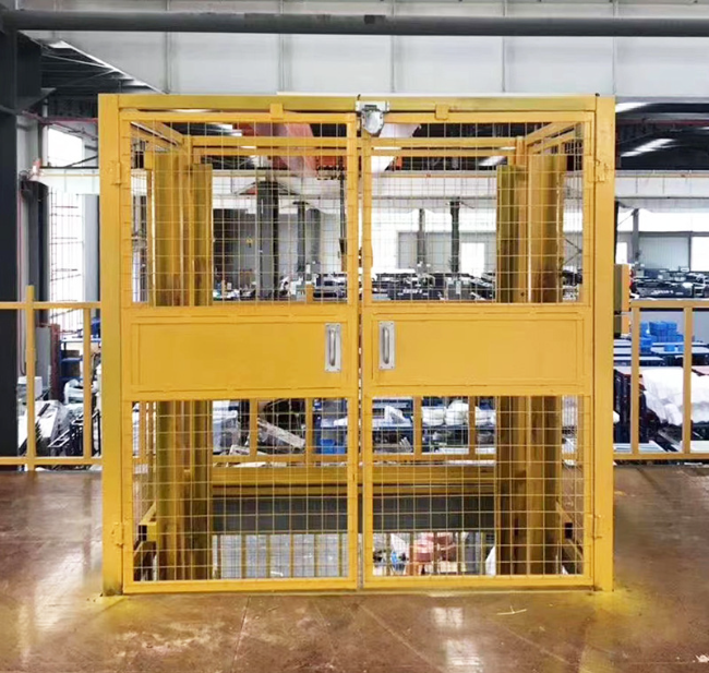 甘肃智能导轨式升降机亮相